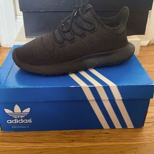 Black adidas shoes